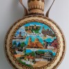 29.00 лв. Дървена бъклица с пирография Стария град - ПЛОВДИВ 600 мл.