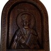 Икона с дърворезба на Свети Николай Чудотворец