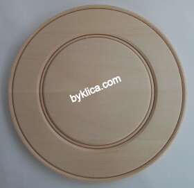 Чиния на бяла заготовка за дърворезба 22 см