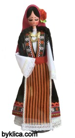 45.00 лв. Сувенир Кукла с фолклорна носия от България