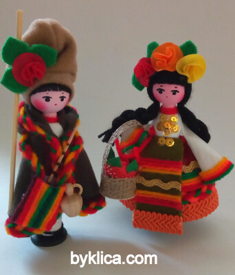 Сувенир Кукли момче и момиче с носии