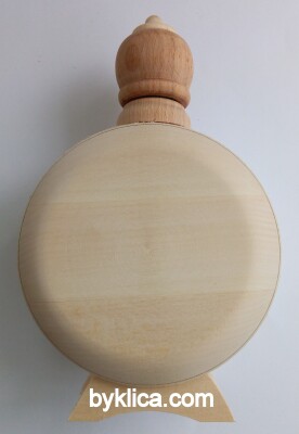 Бъклица на бяла заготовка 600мл пластмаса