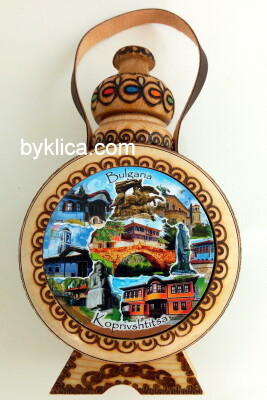 Бъклица КОПРИВЩИЦА с пирография