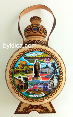 Бъклица ЛОВЕЧ  с пирография