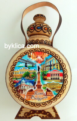 Бъклица с пирография РУСЕ