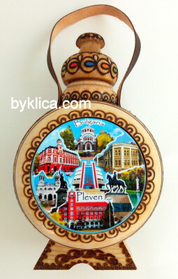 Бъклица ПЛЕВЕН с пирография