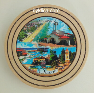 Чиния сувенир от дърво ОБЗОР