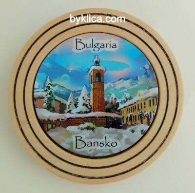 Чиния сувенир с църквата в БАНСКО