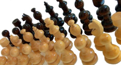 Фигури за шах от дърво