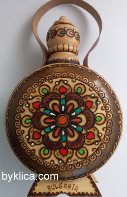 Бъклица с пирография Мозайка 600мл