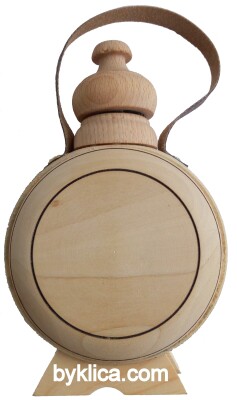 Бъклица на бяла заготовка 200 мл пластмаса