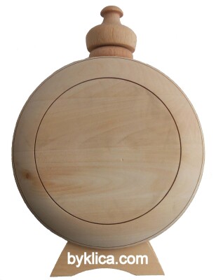 Бъклица на бяла заготовка 2 литра пластмаса