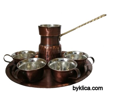 Меден сервиз за четири кафета