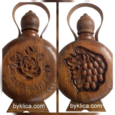 БЪКЛИЦА С ДЪРВОРЕЗБА БЪЛГАРИЯ 200 МЛ