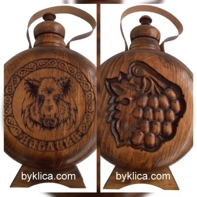 Бъклица за ловец с глиган с метален контейнер 500 мл.