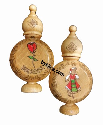 Сувенир Мускал Бъклица с фиолка Българска роза