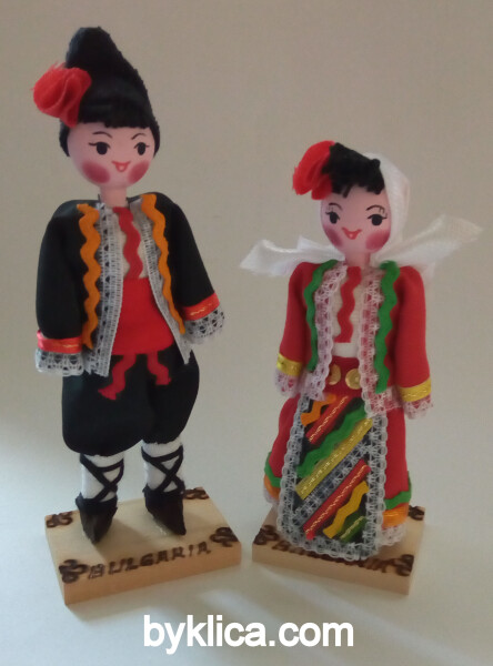 19лв. Сувенир от България Кукли с народни носии