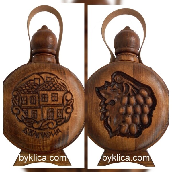 БЪКЛИЦА ЗА ВИНО от ОРЕШАК